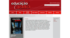 Desktop Screenshot of educacaografica.inf.br